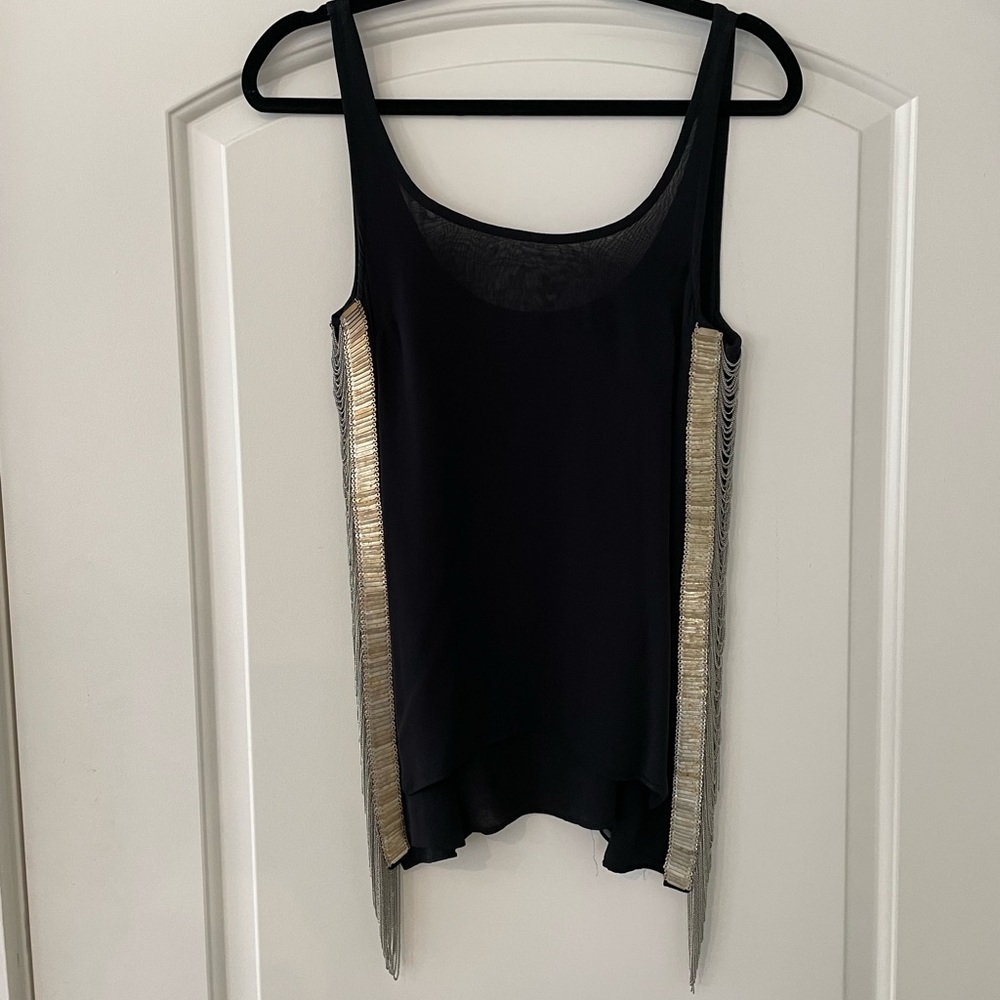 ALL SAINTS Hand-Embellished Top, Size 2